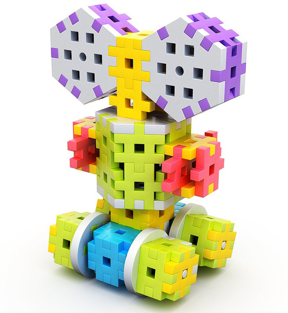 Klocki konstrukcyjne Meli Constructor 200 elementów