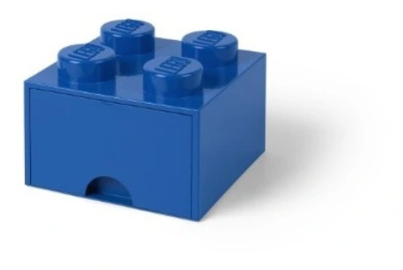 Szuflada klocek LEGO® Brick 4 (Niebieski)