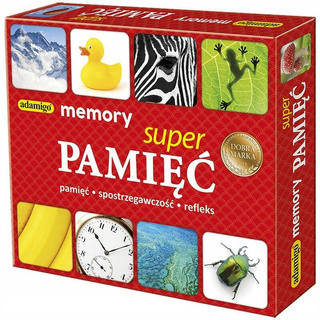 Gra Memory Super Pamięć Pamięciowa Dla Dzieci 5+ Adamigo