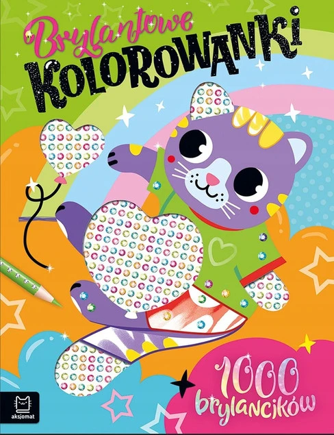 Brylantowe kolorowanki z kotkiem. 1000 brylancików Agata Kaczyńska_1