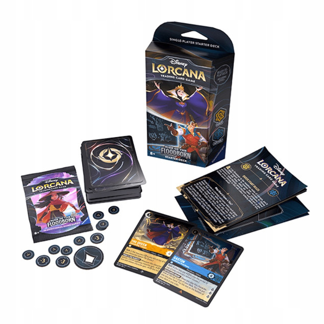 Disney Lorcana Rise of the Floodborn: Amber & Sapphire Starter Deck