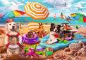 Puzzle 2x500 Wakacyjny czas TREFL
