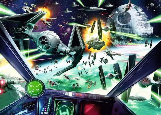 Puzzle Ravensburger 1000 elementów Star Wars X-Wing Cockpit