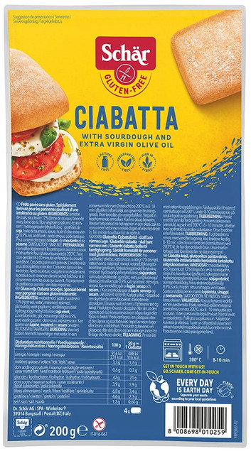 Bułka Schar ciabatta 4x50 g