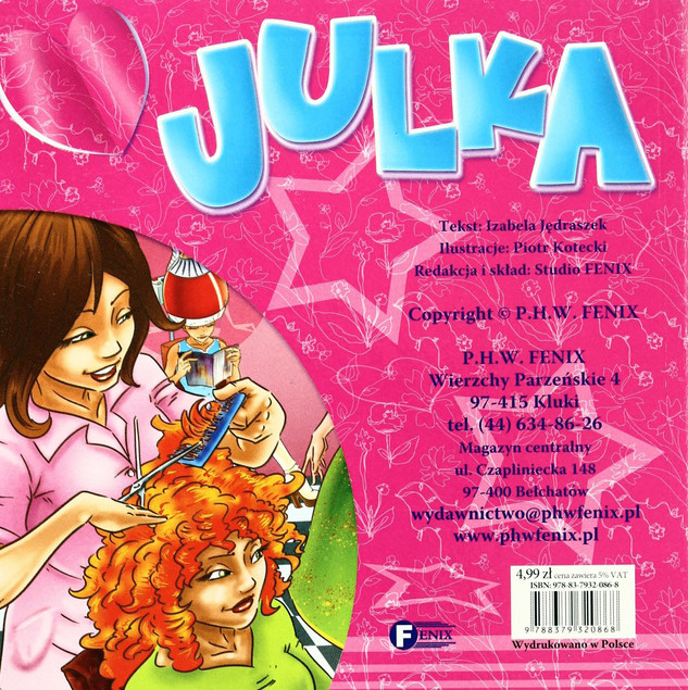 Julka u fryzjera Izabela Jędraszek
