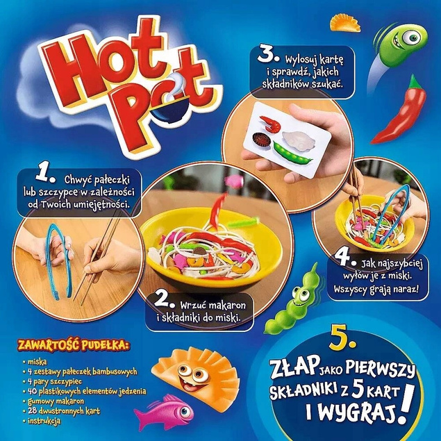 HOT POT Gra Zręcznościowa Rodzinna 5+ Trefl 01898