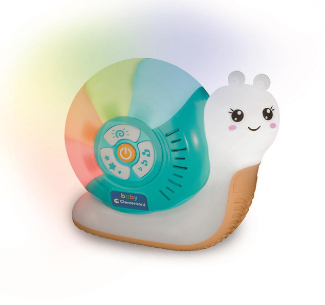 Lampka Nocna Clementoni Ślimak Wielokolorowy z Muzyką i Światłem +0m