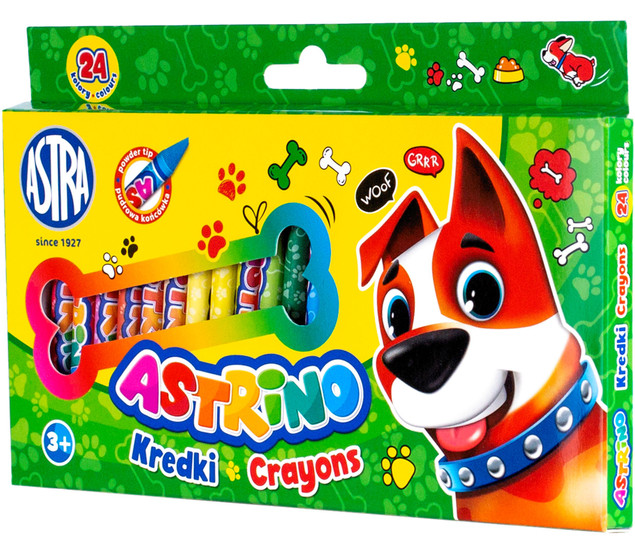 Kredki grafionowe 24 kolory Astrino ASTRA