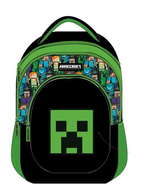 Plecak Szkolny Astra MINECRAFT Creeper Trzykomorowy | Klasy 1-3 SP