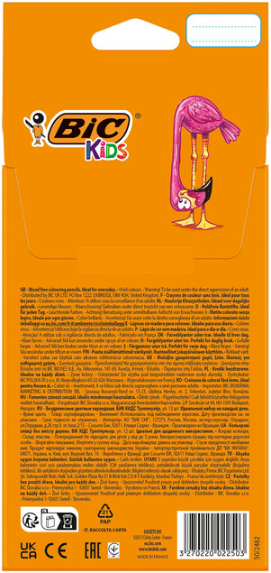 Kredki ołówkowe BIC Kids 12 szt.