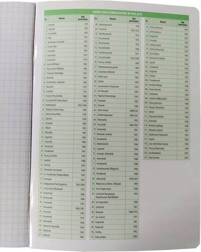 Zeszyt tematyczny GEOGRAFIA A5 w kratkę 60 kartek UNIPAP Ze Ściągą
