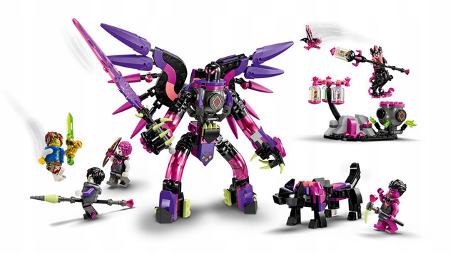 LEGO DREAMZzz 71483 Stwory z koszmarów Nigdywiedźmy Kruk Wilkołak DoomBlob