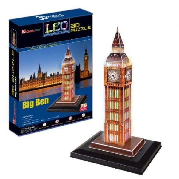 CubicFun puzzle 3D LED Zegar Big Ben 28el 20501