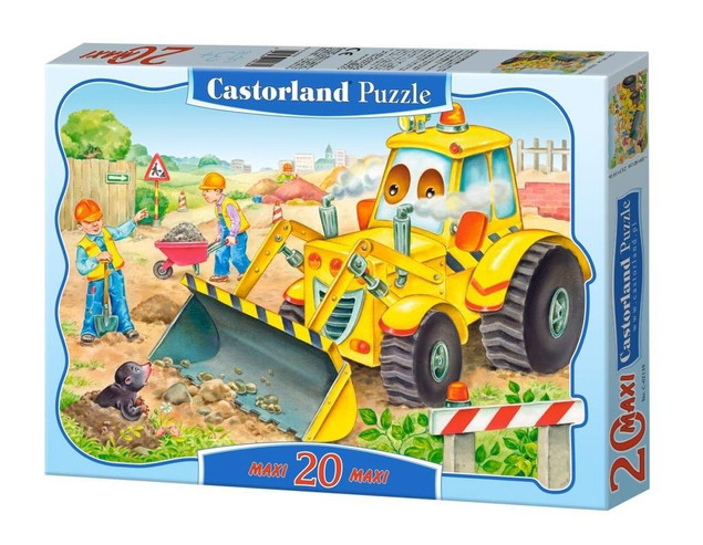 Puzzle 20 Maxi Układanka SPYCHACZ W Akcji Dla Dzieci 4+ Castorland