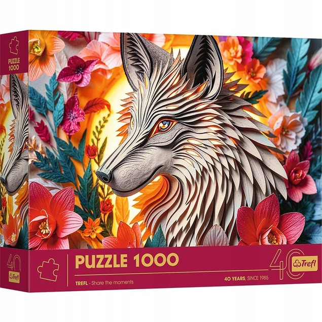 Puzzle Trefl 1000 elementów Puzzle 1000 Wilk