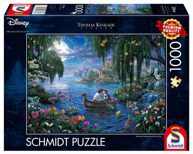 Puzzle 1000 Schmidt Premium Thomas Kinkade Disney Mała Syrenka i Książę Eryk G3
