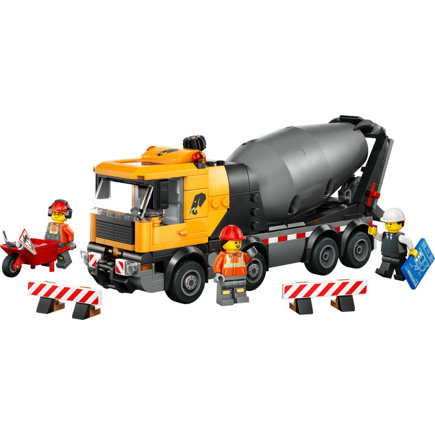 LEGO City 60478 Betoniarka z Bębnem i Minifigurkami