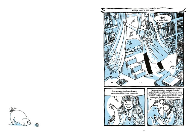 Gramatyka w komiksie lekcje