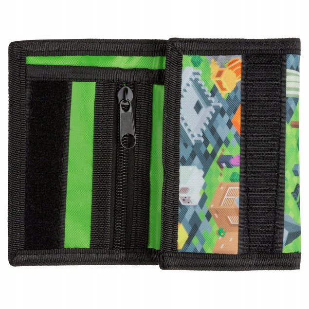 Portfel Portfelik Na Rzep Dla Chłopca MINECRAFT Fana Gry Pixele Derform