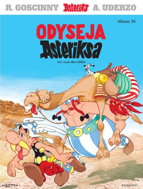 Okładka komiksu Asteriks Tom 26 Odyseja Asteriksa