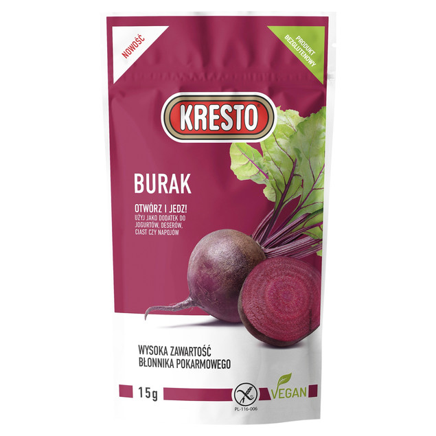 Burak czerwony liofilizowany kostka 15g
