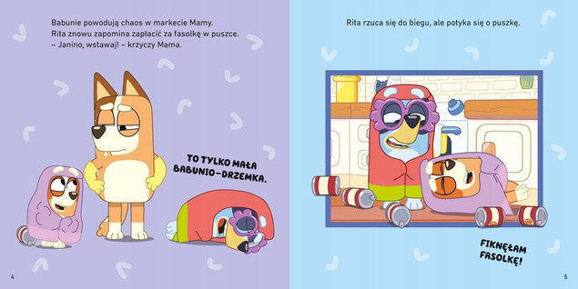 Blue Bluey Babunie Moja Czytanka 3+ HarperKids
