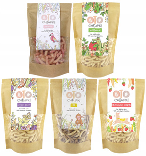 OTO Chrupki Naturalne MIX SMAKÓW Otolandia 25g x5