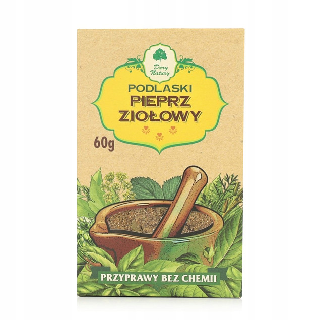 Pieprz ziołowy podlaski Dary Natury 60 g