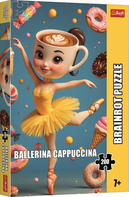 Trefl Puzzle 200 elementów Brainrots Ballerina Cappuccina 7+