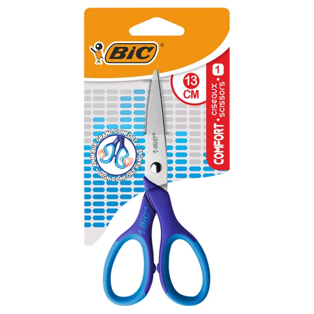 BIC Comfort nożyczki szkolne zaokrąglone końcówki