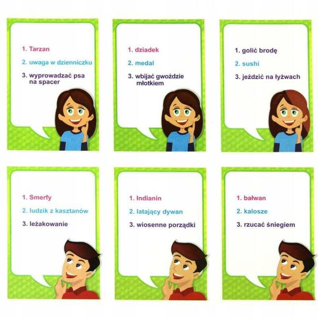 Dzieci kontra Rodzice: Kalambury – rodzinna gra towarzyska 6+ | Kangur