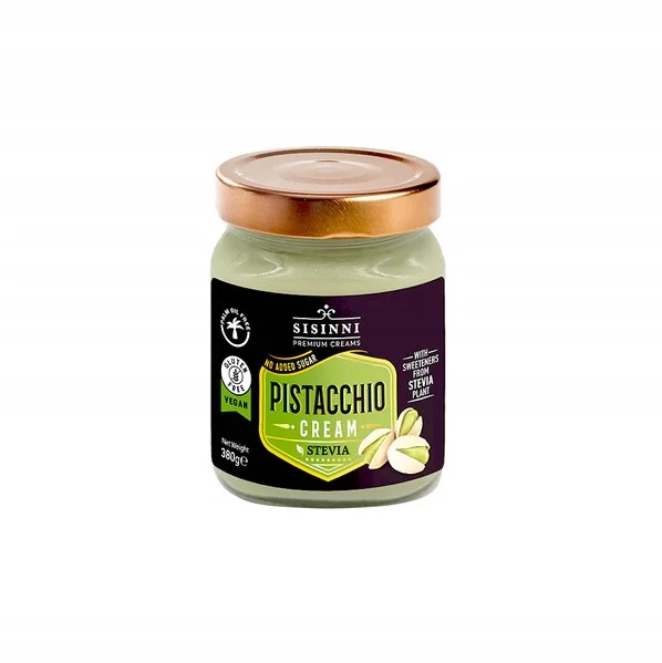 Krem pistacjowy Sisinni wegański ze stewią 380 g