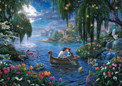 Puzzle 1000 Schmidt Premium Thomas Kinkade Disney Mała Syrenka i Książę Eryk G3