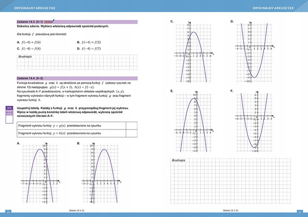 Matura Arkusze MATEMATYKA Poziom Podstawowy Liceum/Technikum 2024-2026 Greg