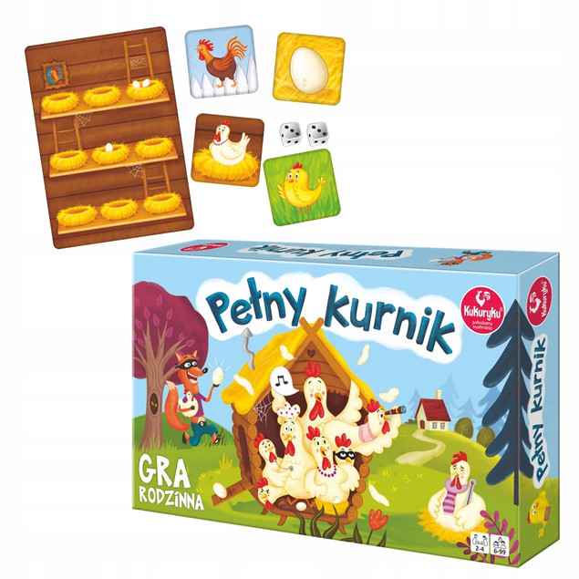 Gra Planszowa Pełny Kurnik – Kukuryku