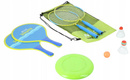 Rakietki Do Gry W Badmintona 2 szt. Dla Dzieci + Lotki + Etui NILS NRZ053