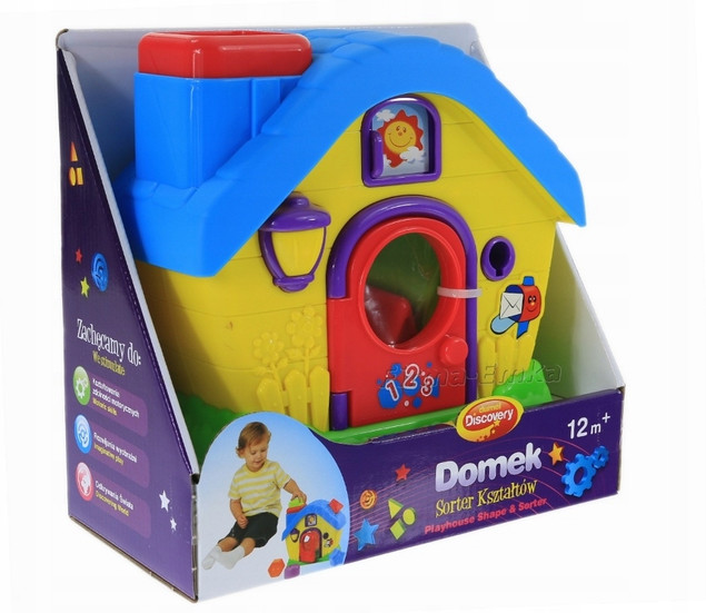 Sorter Dumel Domek z Klockami i Kluczykiem DD42460