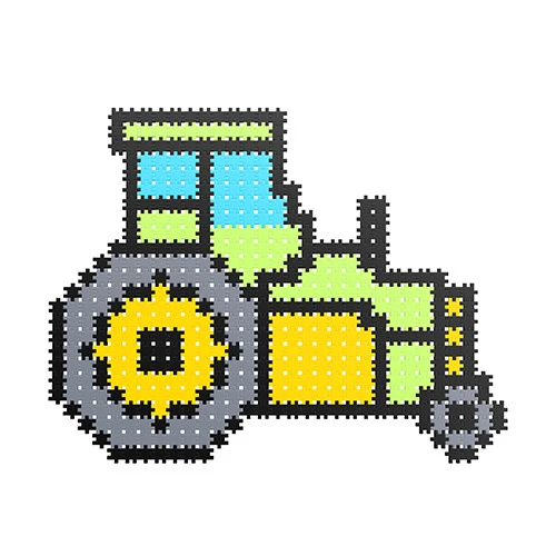 KLOCKI MELI Minis FARMER Thematic 2w1 500 El TRAKTOR kombajn