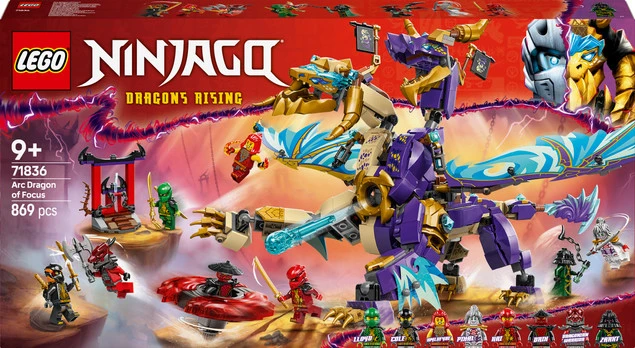 Zestaw klocków LEGO NINJAGO Arcysmok skupienia 869 elementow (71836)_1