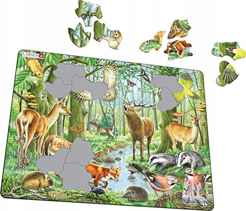 Puzzle Larsen Maxi 40 el. Układanka Las Europejski dla Dzieci