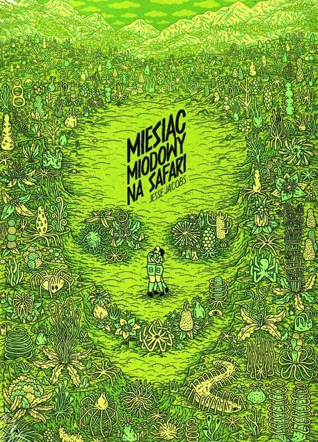 Miesiąc miodowy na safari Jesse Jacobs - okładka komiksu