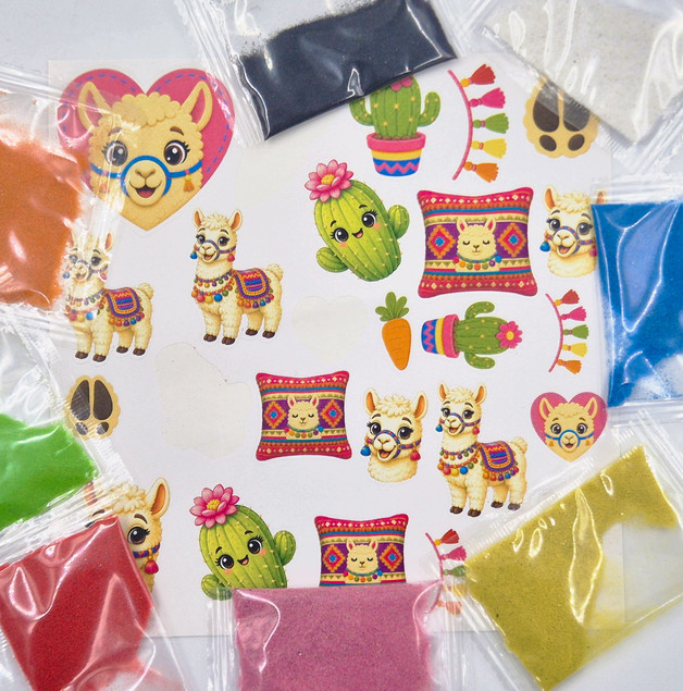sand painting alpaca – Alexander