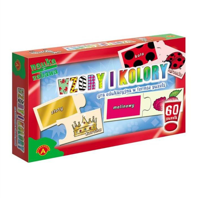 Zabawka Edukacyjna, Wzory i Kolory - Puzzle