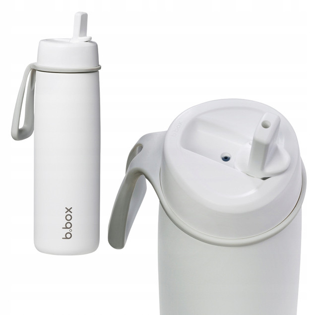 Zestaw Hydro Team: Butelka Termiczna 690ml White Out + Butelka na Wodę