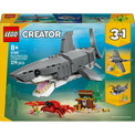 LEGO Creator 3w1 31381 Rekin i Skrzynia ze Skarbem – 3 Morskie Stwory