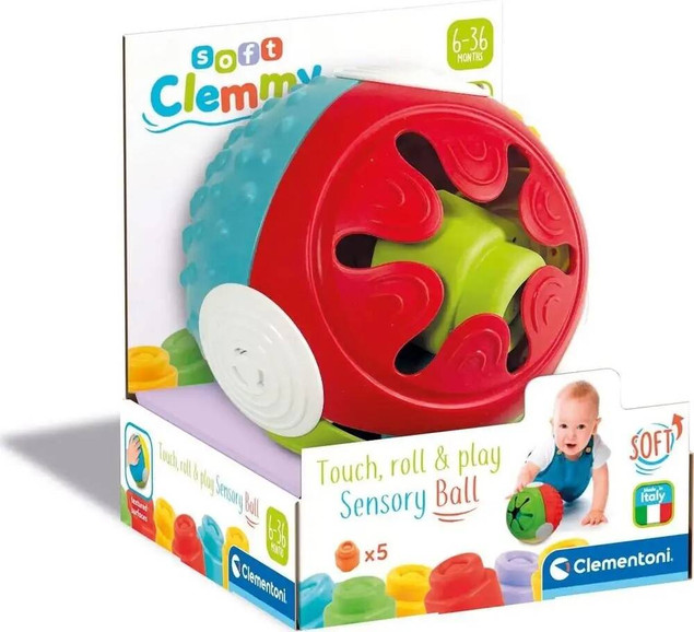 Piłka sensoryczna z klockami Clammy