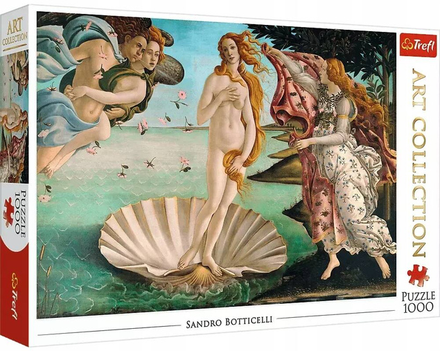 PUZZLE NARODZINY VENUS BOTTICELLI 1000 EL TREFL