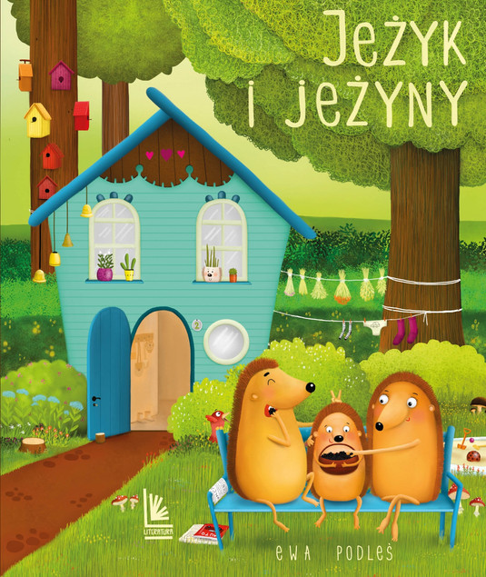 Jeżyk i jeżyny Ewa Podleś Poduszkowce Książka dla Dzieci 3+