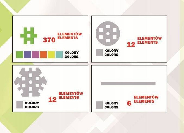 Meli Basic - klocki konstrukcyjne 400 elementów (3+)