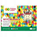 Papier Kolorowy Wycinanka A4 10 Kartek KOLOROWY Happy Color